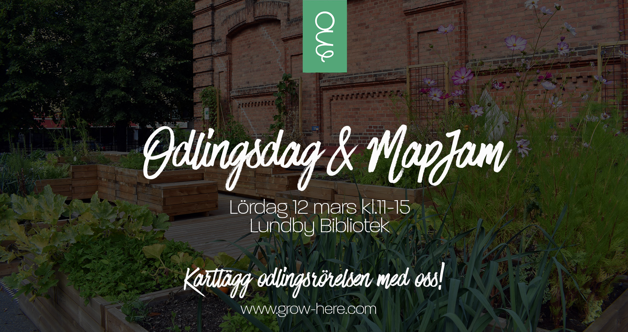 Mapjam & Gardening day @ Lundby Library